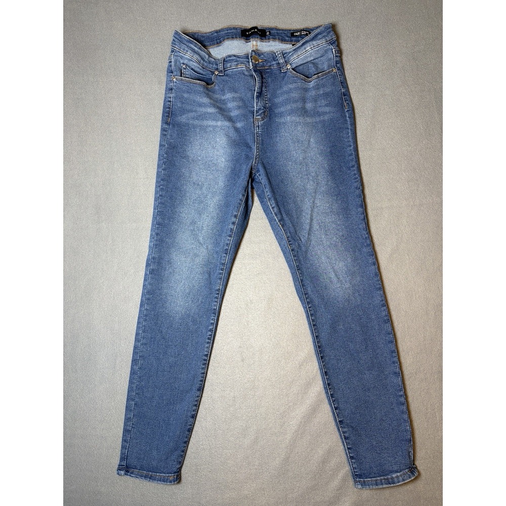 Tahari Denim Chloe Fit Solution Skinny Jeans Women's Sz 14W